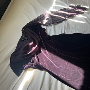 Vintage Purple Velvet dress